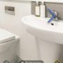 Bathroom Washhand Basin and Taps Image 2