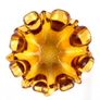 Vintage Chalet Bomboniere Amber glass bowl Image 3