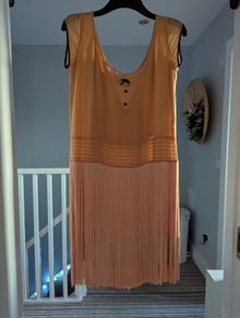TBA silk Gatsby vintage rarity dress