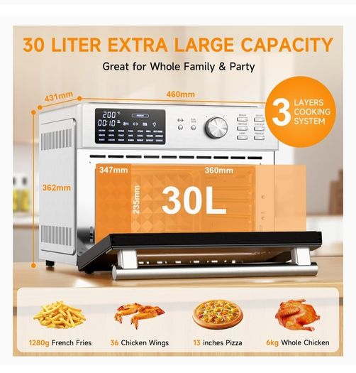 OIMIS 30ltr Hot Air Fryer