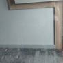 Large oval  glass top table sturdy and heavy 120cm  180 pls read description Image 8