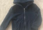 Boys Navy Zip Up Hoodie (2-3yrs)