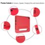 For Samsung Galaxy Tab A7 Lite Kids Case Shockproof Cover With Stand - Red Image 4