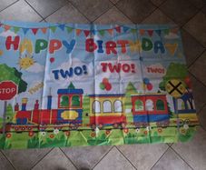2 year old birthday train decorations