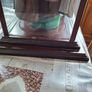Collector's Porcelain Doll, In A very Large Mahogany Display Case, PRICE IS FOR 1 ONLY these came from a Pub contents, Image 6