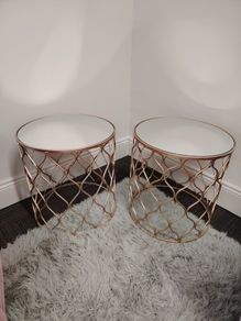 Mirrored Side Tables (3 available)