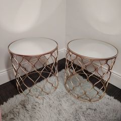 Mirrored Side Tables (3 available)