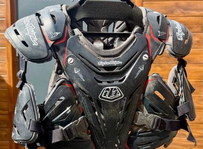 Troy Lee designs shock doctor body armour with neck integration , light weight