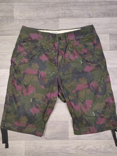 G-Star Raw Camo Cargo Shorts Mens Medium W33