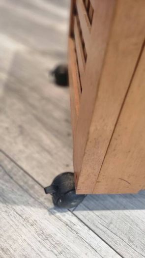 Wooden Storage Box on wheels