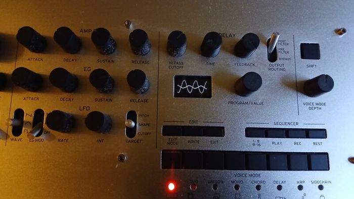 Korg Minilogue Synthesizer Bargain with Roadworx Stand