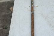 Rare unusual walking stick. Pickle AXE ice AXE. 38in long