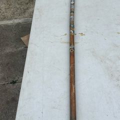 Rare unusual walking stick. Pickle AXE ice AXE. 38in long