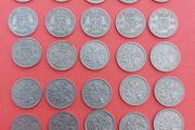 27 English Sixpence's Date Run, including key date 1952