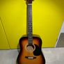 Acoustic Guitar with guitar hard case and guitar stand Image 3