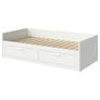Ikea Brimnes bed and Pocket sprung mattress Image 4