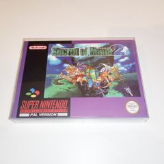 Secret Of Mana 2 (English Translation!) SNES Repro Cartridge - Box Art - Box Protector All New Mint Reproduction - Very Limited Stock!