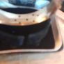 Vintage 1/10th 9ct Gold Hinged Bangle with Garnets - John Brereton Box 1977 Image 4