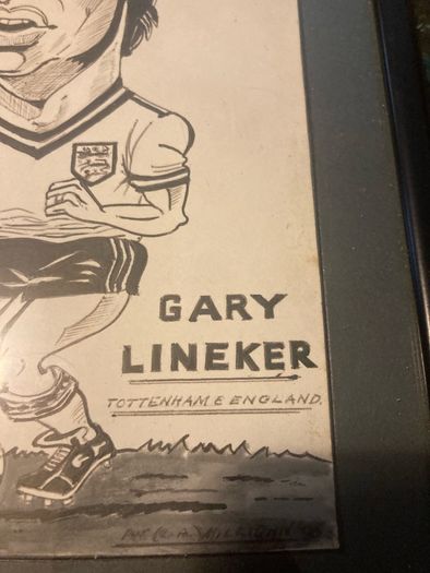 Gary lineker drawing free postage
