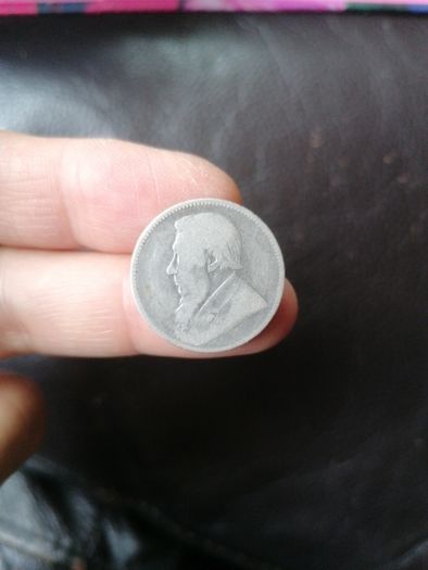 1896 South Africa Silver One Shilling Coin