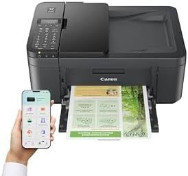4-in-1 Inkjet Photo Printer - A4 Print, Copy, Scan, Fax, Wi-Fi - ADF, Auto 2 Sided-Print - PIXMA Print Plan Compatible - Suitable for Home Office Print