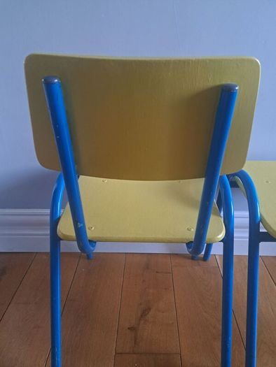 Pair of Kids Vintage School Chairs