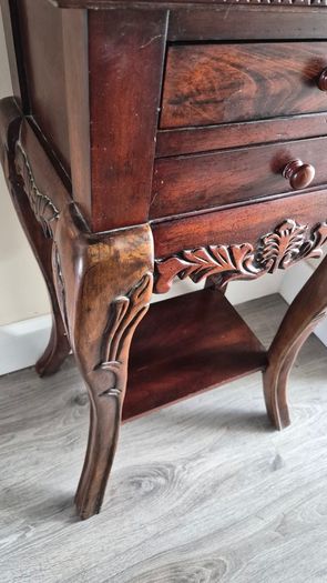 Vintage Carved Oak decorative table