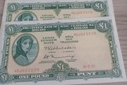 Lavery One Pound Notes