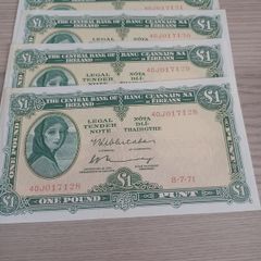 Lavery One Pound Notes