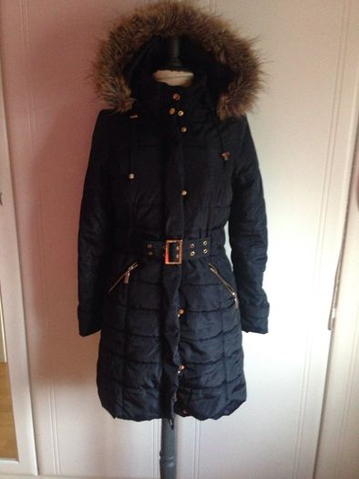 Navy winter coat