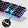 Wired Gaming Keyboard and Mouse Set with Led Backlight Ergonomic Design Liquid-Resistant Keyboard for Comfortable Long-Term Use Image 2