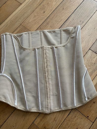 cream corset