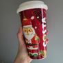Costa coffee Christmas ceramic mug limited edition NEW retro style reusable mug Image 2
