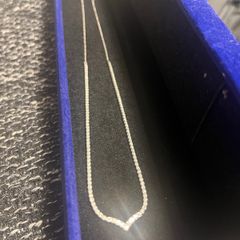Natural Diamond 18k Gold Necklace