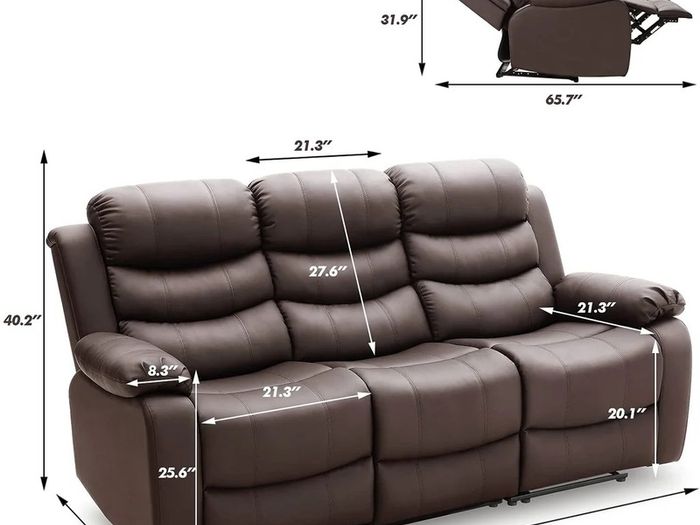 Relax in Style Premium Reclining Sofas FREE DELIVERY