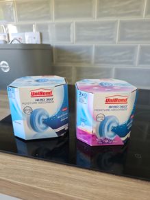 2 packs of Unibond Moisture Absorber unopened