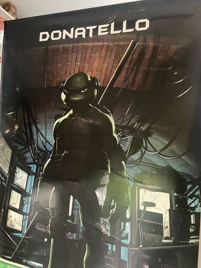 Giant TMNT Donatello 2007 Rare Cinema Display Vinyl Poster 2.4x1.5m