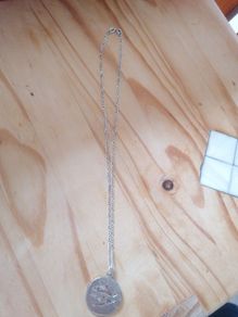 Sterling Silver Pisces pendant And Necklace