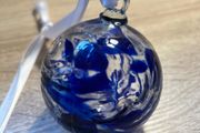 Handmade Blue Glass Globe