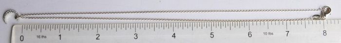 Vintage 925 Sterling Silver Moon and Star Pendant Necklace length 16" - 1,7g