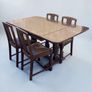 Vintage Table and Chairs X 4 - Extending Image 2