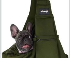 NATUYA Pet Sling Carrier for small pets Khaki Green