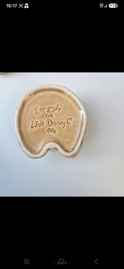 Vintage Disney Winnie the Pooh ceramic honey pot cookie jar 1988
