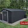 13 x 11ft Metal Shed Large Image 9