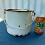Vintage enamel can Image 2