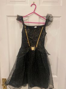 Halloween Spider Dress age 7-8