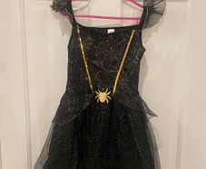 Halloween Spider Dress age 7-8