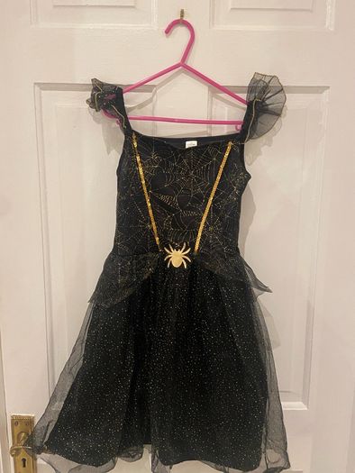 Halloween Spider Dress age 7-8