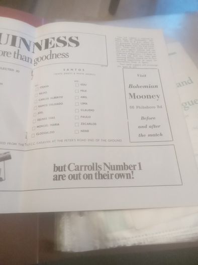 Bohs/Drums v Santos