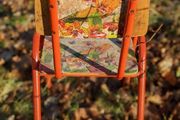 Upcycled child's school chair